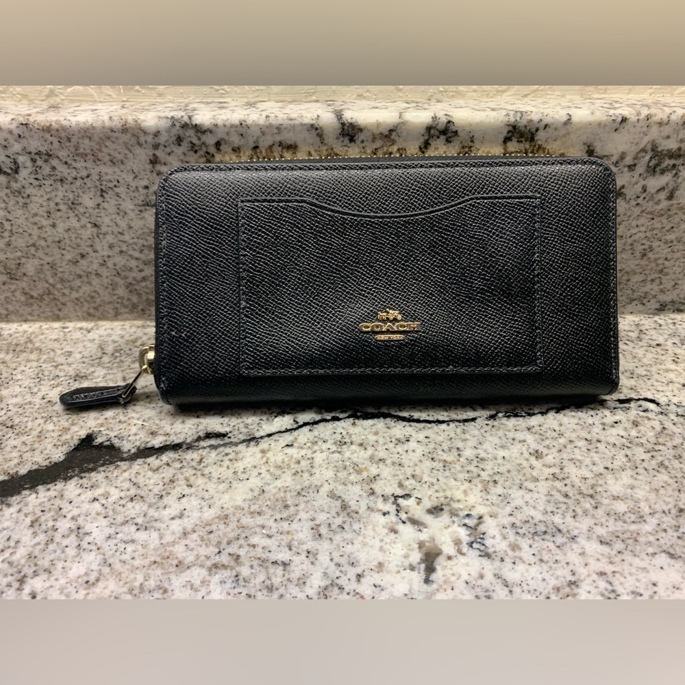 Coach Black Wallet Authentic